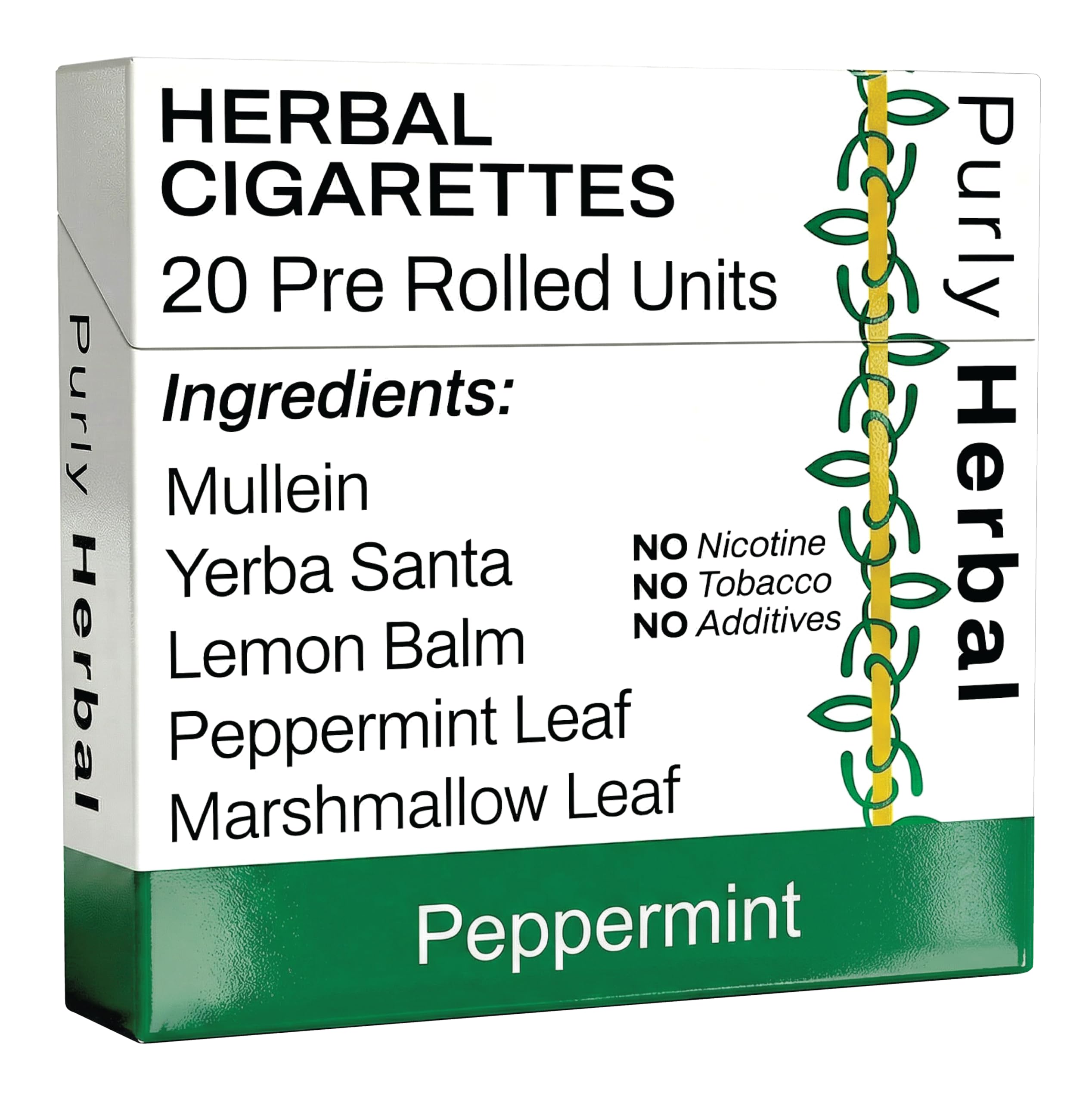 Amazon.com: Herbal Cigarettes | Peppermint | 20 Herbal Cigarettes